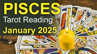 PISCES TAROT READING "SUDDEN HAPPY CHANGE: TAKING YOUR LIFE TO THE NEXT LEVEL!" January 2025 #tarot