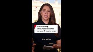 Trump announces ceasefire between Israel and Iran