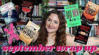 SEPTEMBER WRAP UP 2024 | all about the 9 books i read this month!