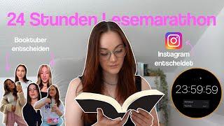 Ich lese 24 Stunden Bücher, die Booktuber ausgesucht haben!⏱️🩷