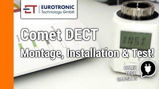 TEST: Comet Dect  - Montage und Einrichtung des Heizkörper-Thermostats für Deine Fritz.Box