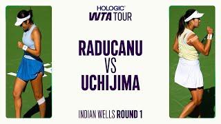 Emma Raducanu vs. Moyuka Uchijima | 2025 Indian Wells Round 1 | WTA Match Highlights