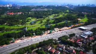 The Klang Valley MRT Elevated Works Progress Video