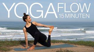 15 Min Yoga Routine | sanft fließender Vinyasa Yoga Flow für jeden Tag