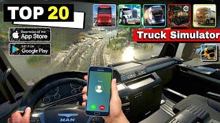 TOP 20 BEST Truck Simulator Games for Android & iOS 2024/2025 #trucksimulator