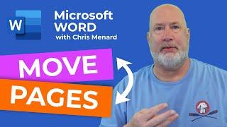 Microsoft Word: Re-arrange pages and content the easy way