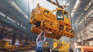 Caterpillar Factory Producing Powerful Dozers, Excavators, Wheel Loaders  & Dump Trucks