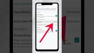 Snapchat ka photo gallery me kaise laye  How to save snapchat photos to your gallery 2024 | #shorts