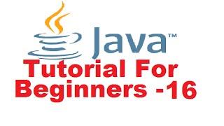 Java Tutorial For Beginners 16 - Introduction to Methods