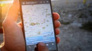 Flightradar24 app video