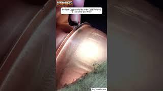 Perfect Copper Welds with Cold Welding? YES!  (No Heat, No Hassle!)#coldwelding #tigwelding