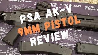 PSA AK-V 9MM MOE SBA3 PISTOL REVIEW | IS IT WORTH THE HYPE?