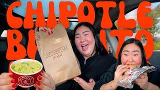 "BIG" CHIPOTLE BURRITO MUKBANG 먹방 EATING SHOW! | MONDAY MUNCHIES