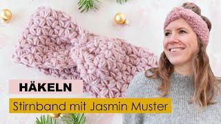 Stirnband mit Jasmin Muster häkeln