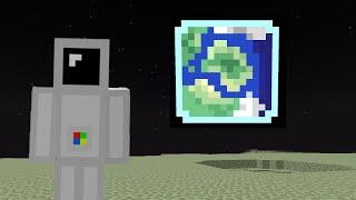 I went to the MOON in Minecraft!