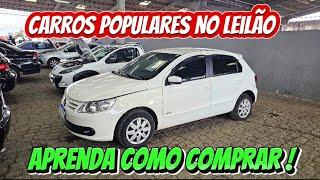 Carros Baratos e Populares no Leilão: Oportunidades Incríveis!  #brunonoleilao