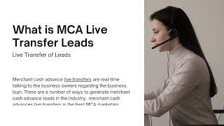 Merchant Cash Advance Live Transfer Leads | 6 Reasons to Prefer