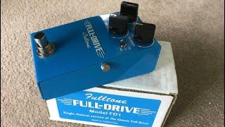 Fulltone Full Drive 1 Overdrive Guitar Pedal (like and subscribe honest review)