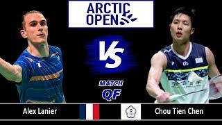 Alex Lanier vs Chou Tien Chen - Arctic Open 2024 Badminton - QF