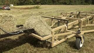 Small Bale Hay Accumulator