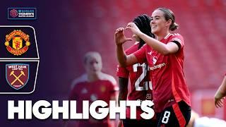 Geyse, Galton and Clinton on Target  | Manchester United v West Ham Highlights | Barclays WSL 24-25