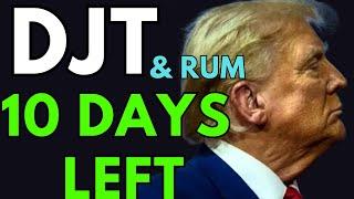 DJT-RUM STOCKS- GET REAL TO MAKE MONEY!!!