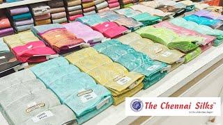 Chennai Silks Diwali 🪔 Gadwal Khadi cotton Tissue silk cotton sarees collection