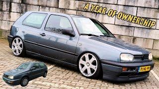 Driving my Volkswagen Golf Mk3 after a year of ownership 🫶