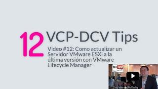 VMware Certified Professional (VCP-DCV): Actualizar servidores ESXi con vSphere Lifecycle Manager