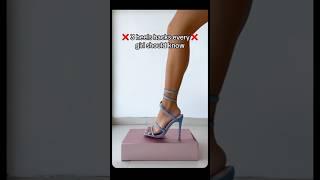 THIS VIRAL HACK FOR HEELS IS A LIFESAVER!!#heels #beauty #barbie #viralshort #hacks #school #girls