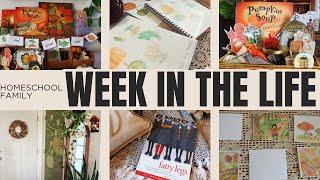 Homeschool Week in the Life l Slow Living Homeschool Family