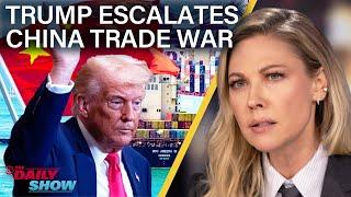 Trump Threatens 104% China Tariffs, Fox News Ignores Market, Musk & Navarro Spar | The Daily Show