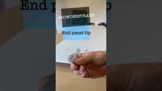 Kitchen end panel installation hack/tip #tips #tipoftheday #tipsandtricks #hacks #howdens