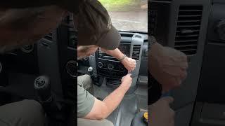 2018 SPRINTER FACTORY RADIO REMOVAL - Using only 2 tools