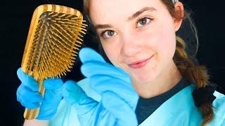 ASMR School NURSE Lice Check SCALP EXAM Roleplay!