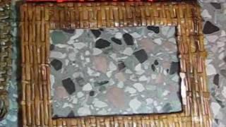 ▬► Плетение из газет рамочек. Часть 1. Promo. / Picture frame