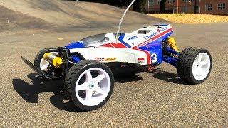 Tamiya Thundershot 2005 4WD 1/10 - 240 fps Absima Buggy Street Tire Set and Suspension/Damper Test!