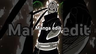 Obito Uchiha manga edit #anime #obitoeditz