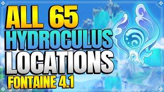 All 65 Hydroculus Locations in Fontaine 4.1 | In Depth Follow Along Route |【Genshin Impact】