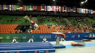 MARTINEZ Victor (BEL) - 2019 Artistic Junior Worlds, Gyor (HUN) - Qualifications Vault 1