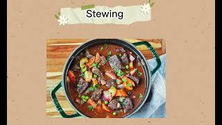 difference between stewing and simmering