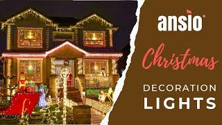 Outdoor & Indoor Christmas Decoration Lights | Ansio UK