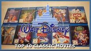 TOP 10 CLASSIC DISNEY MOVIES BLU-RAY UNBOXING