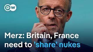 Merz calls for European military independence | DW News