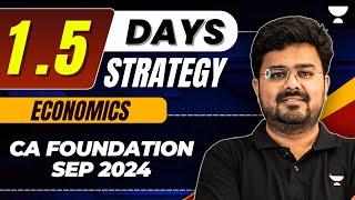 1.5 Days Master Strategy for Business Economics | CA Aditya Sharma | CA Foundation Sep 2024