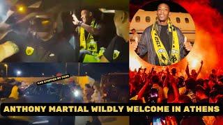 Anthony Martial Wildly Welcomed By AEK Fans in His Arrival in Greece