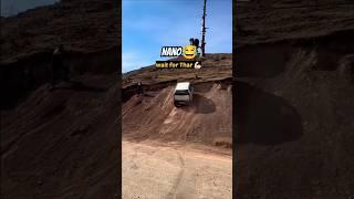 Thar vs Nano #shortfeed #thar #scorpio #automobile #4k #tugofwar #tugofwarlovers #1m #nano