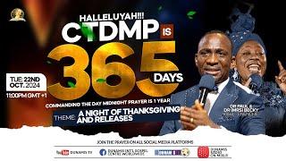 MID NIGHT PRAYER  COMMANDING THE DAY-A NIGHT OF THANKSGIVING AND RELEASES. 22-10-2024