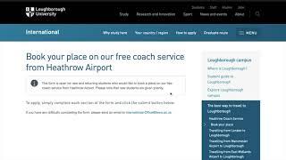 Free coach service!Best way to travel to Loughborough from Heathrow Airport| International student