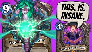 this. deck. is. dumb. Ysiel & Polkelt Big Spell Druid DESTROYS! | Scholomance Academy | Hearthstone